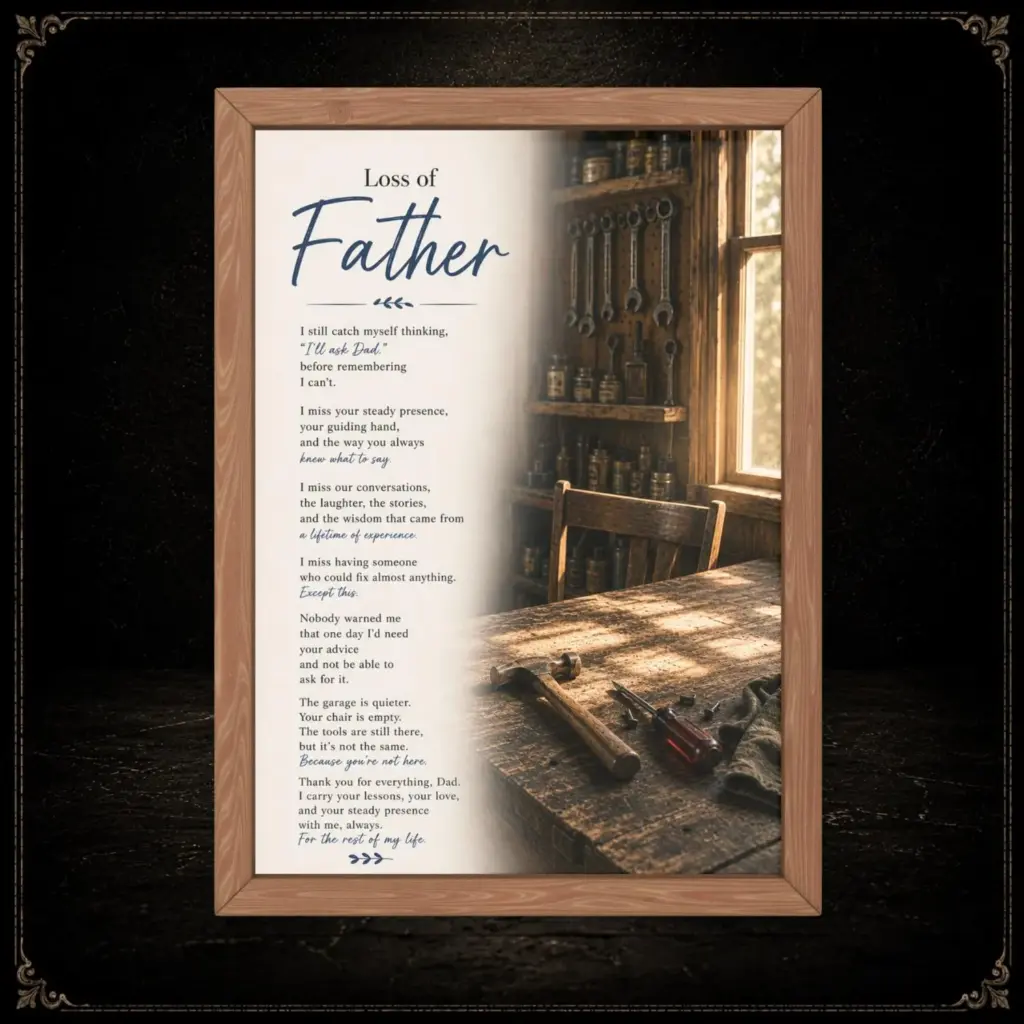 The Empty Chair Poem Printable