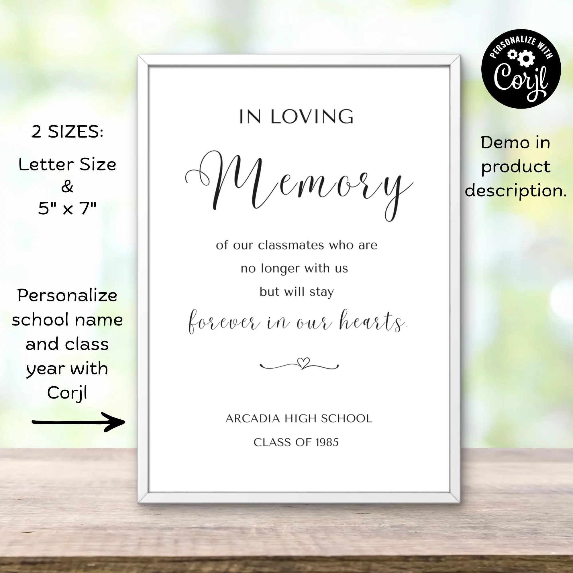 The Empty Chair Poem Printable