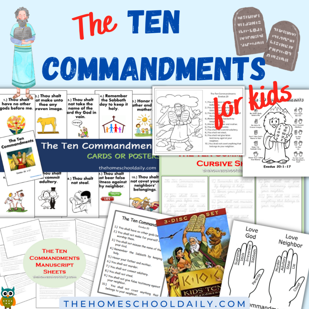 The Ten Commandments For Kids