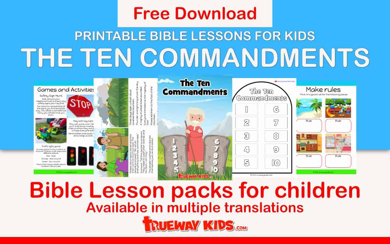 Ten Commandments Bible Study Worksheet For Beginners Free Printable Pdf ...
