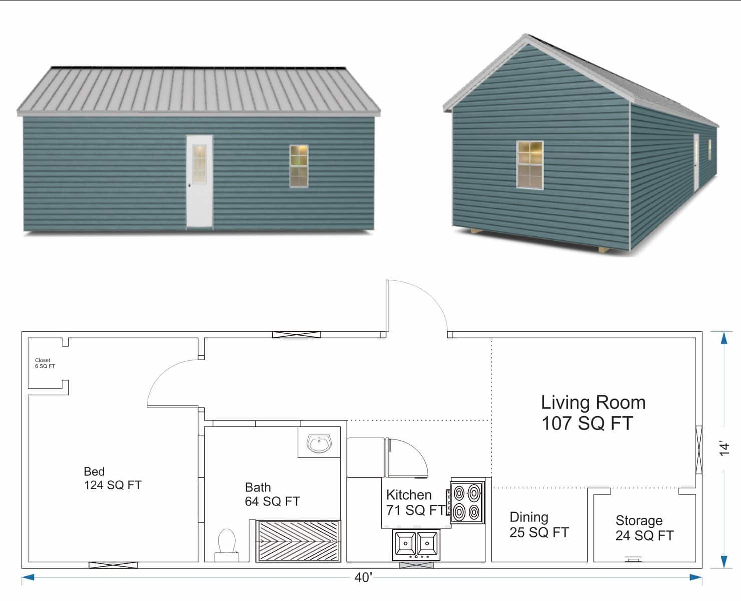 Tiny Home Floor Plan Gallery