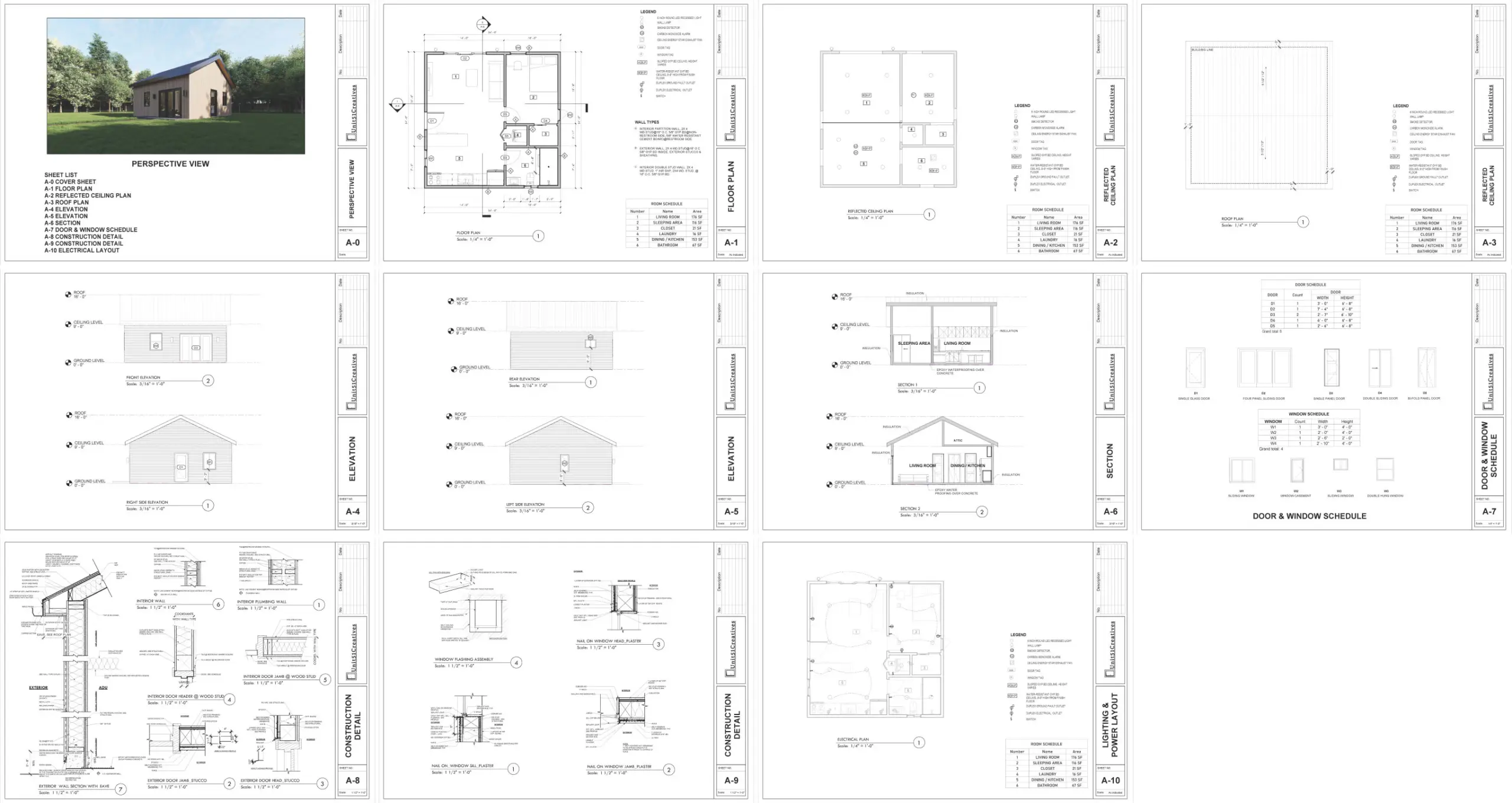 Tiny House Plan 1 Bed 1 Bath 576 Sq Ft