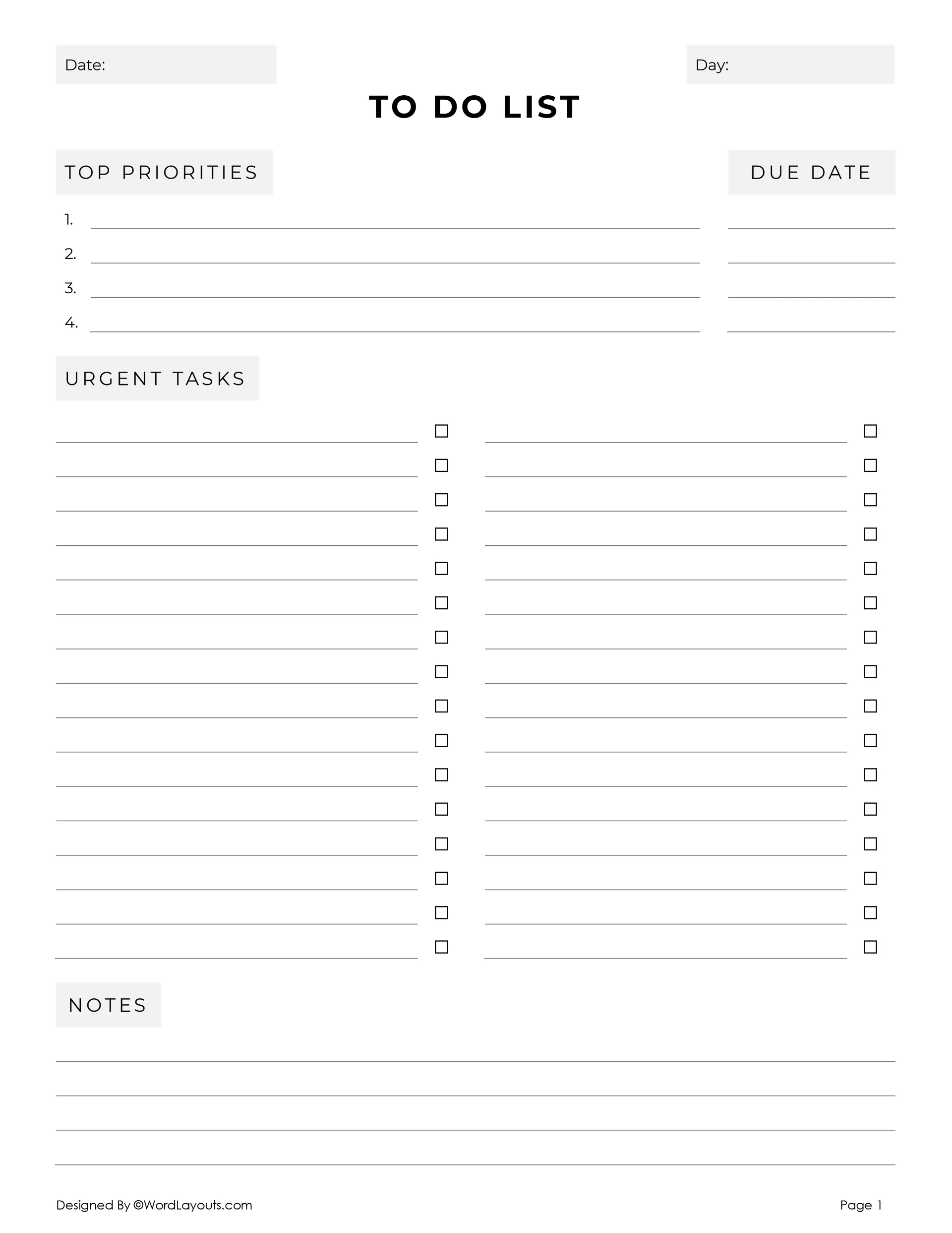 To Do