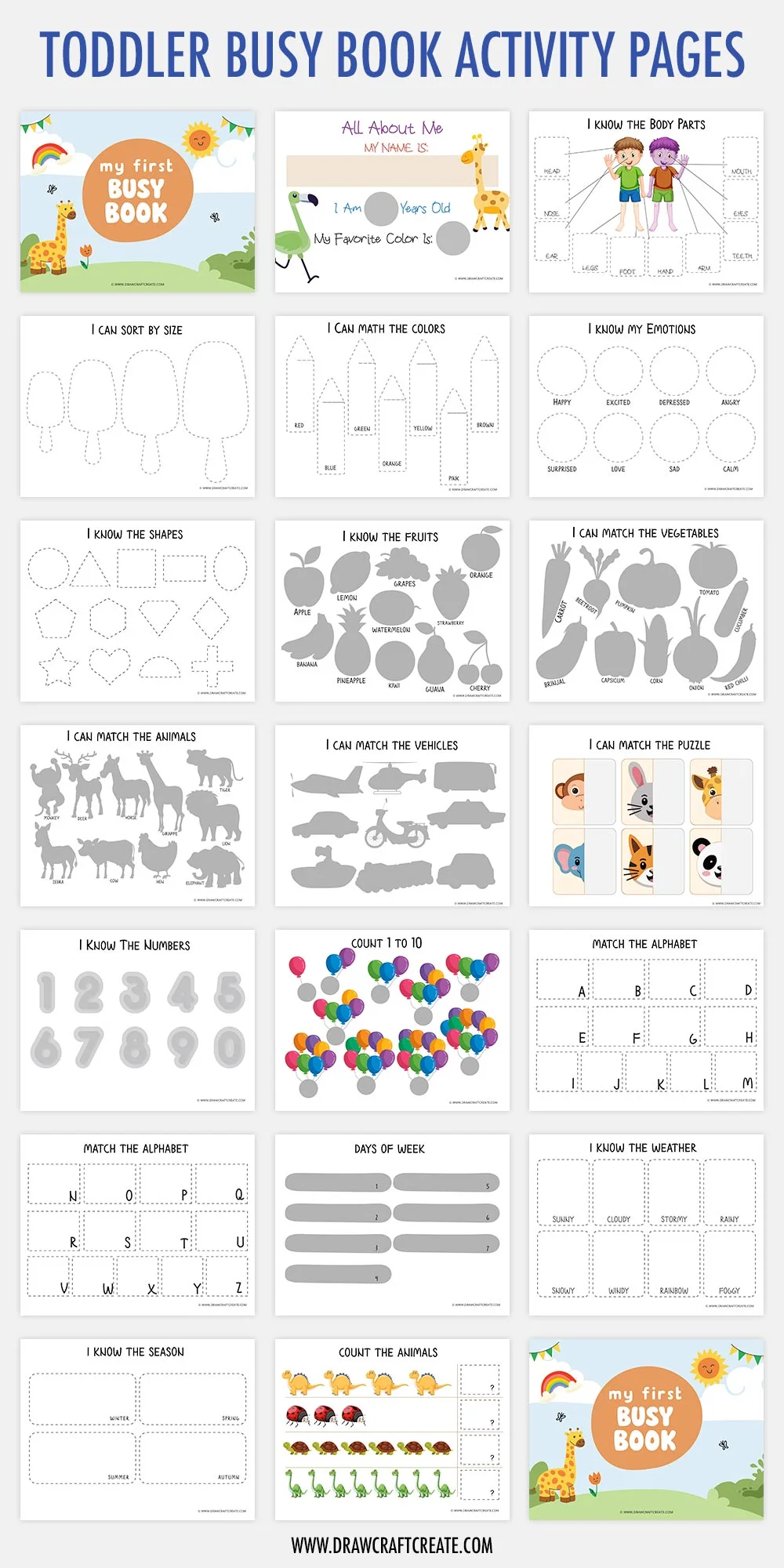 Toddler Busy Book