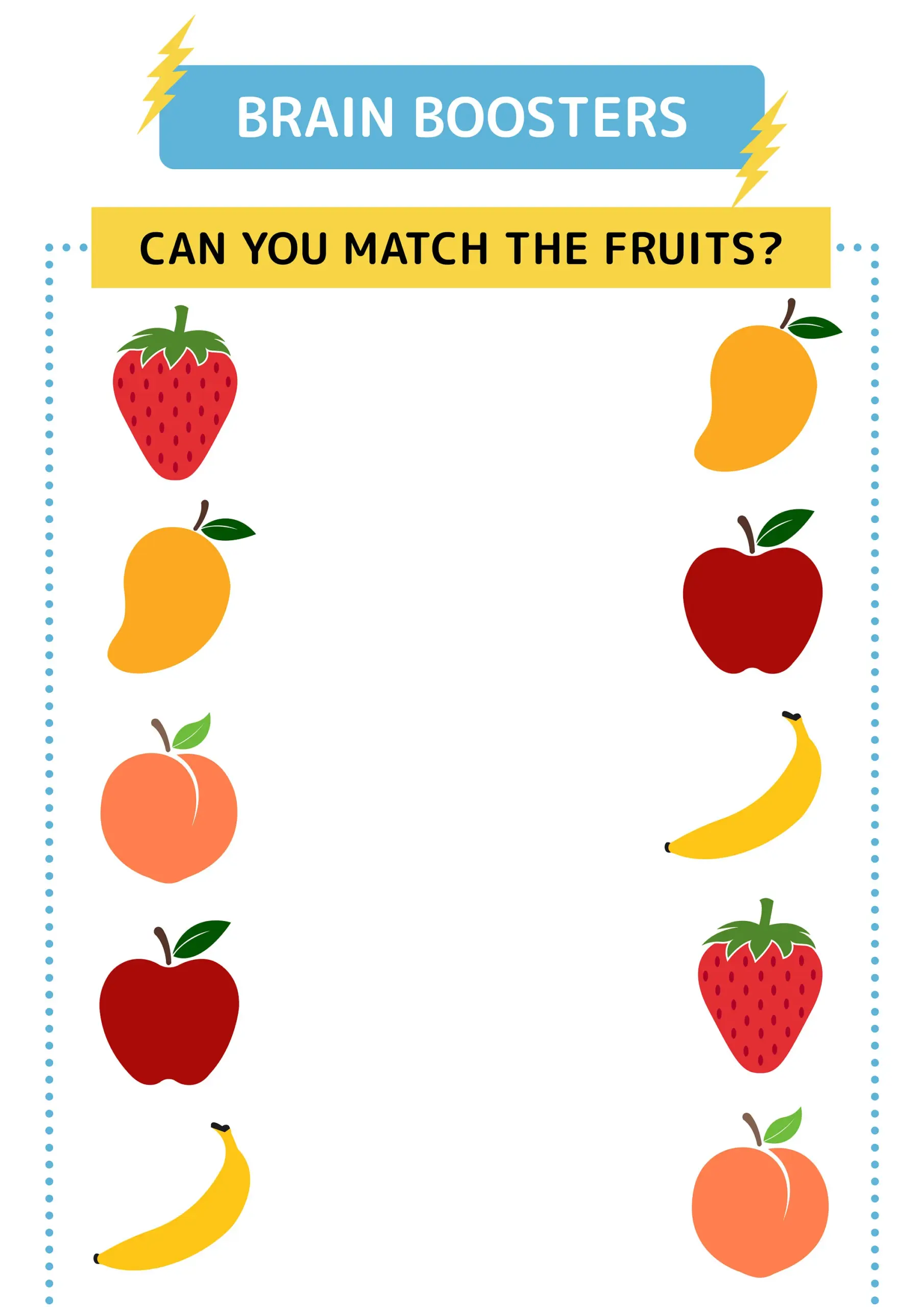 Toddler Matching Activity Busy Book
