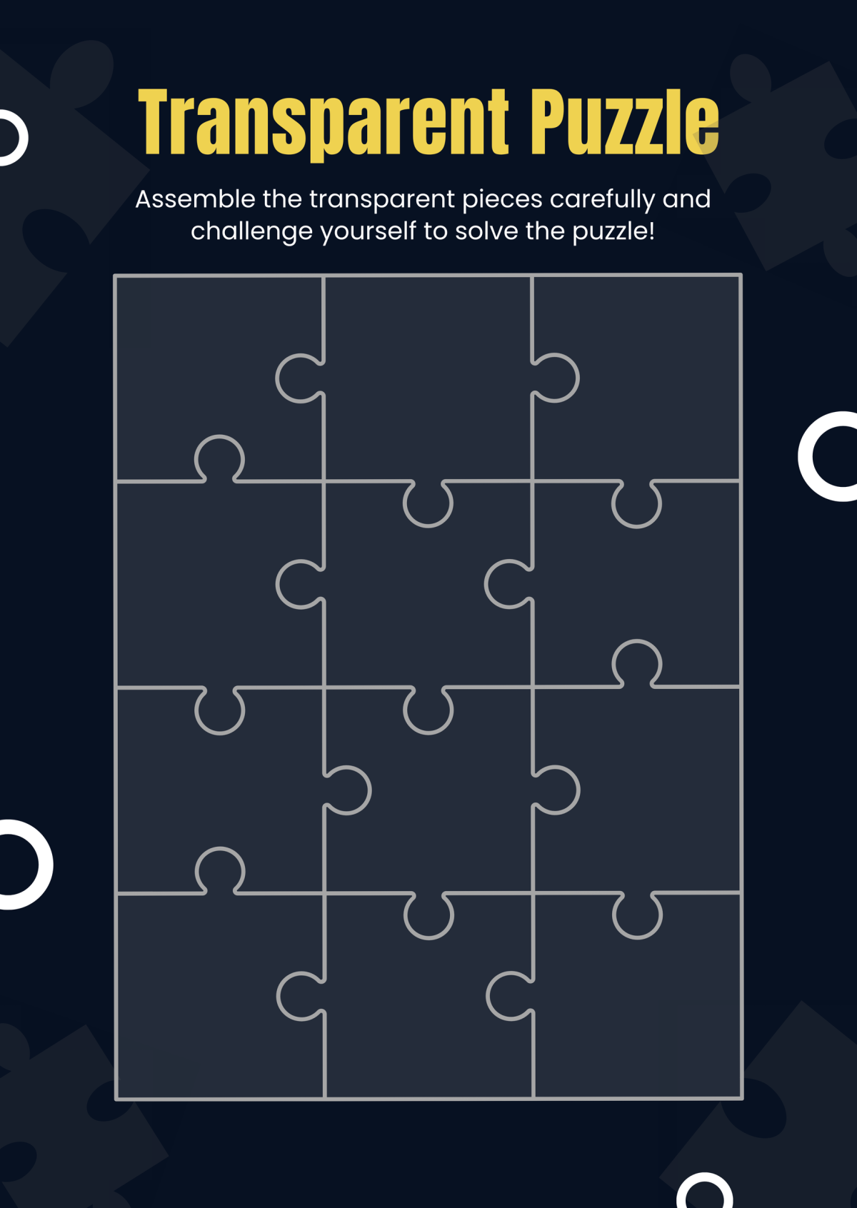 Transparent Puzzle Transparent Puzzle
