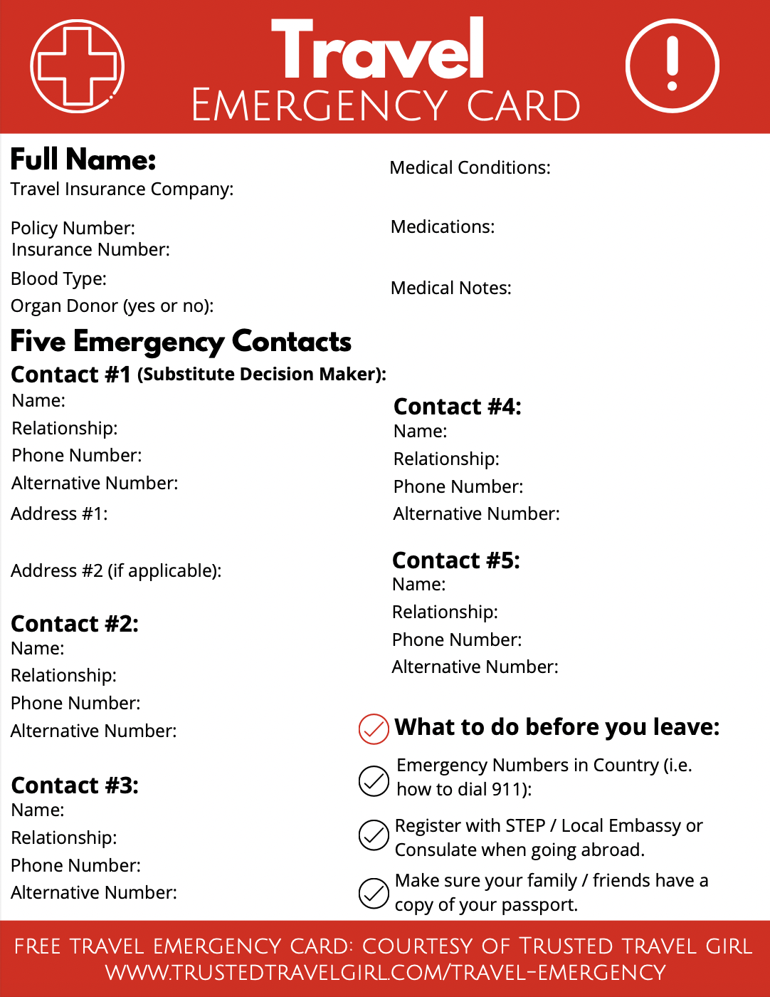 Travel Emergency