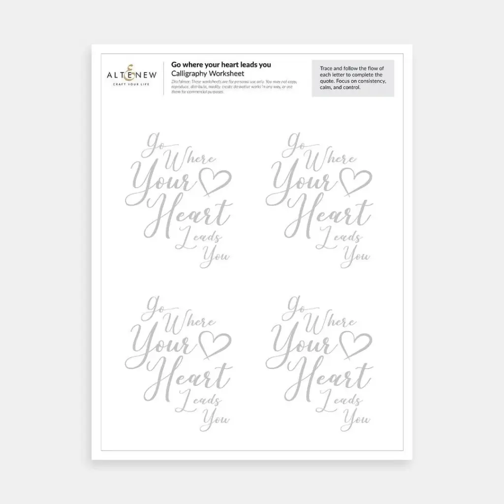 Travel Inspired Printable Calligraphy Worksheets Brush Lettering For Beginners
