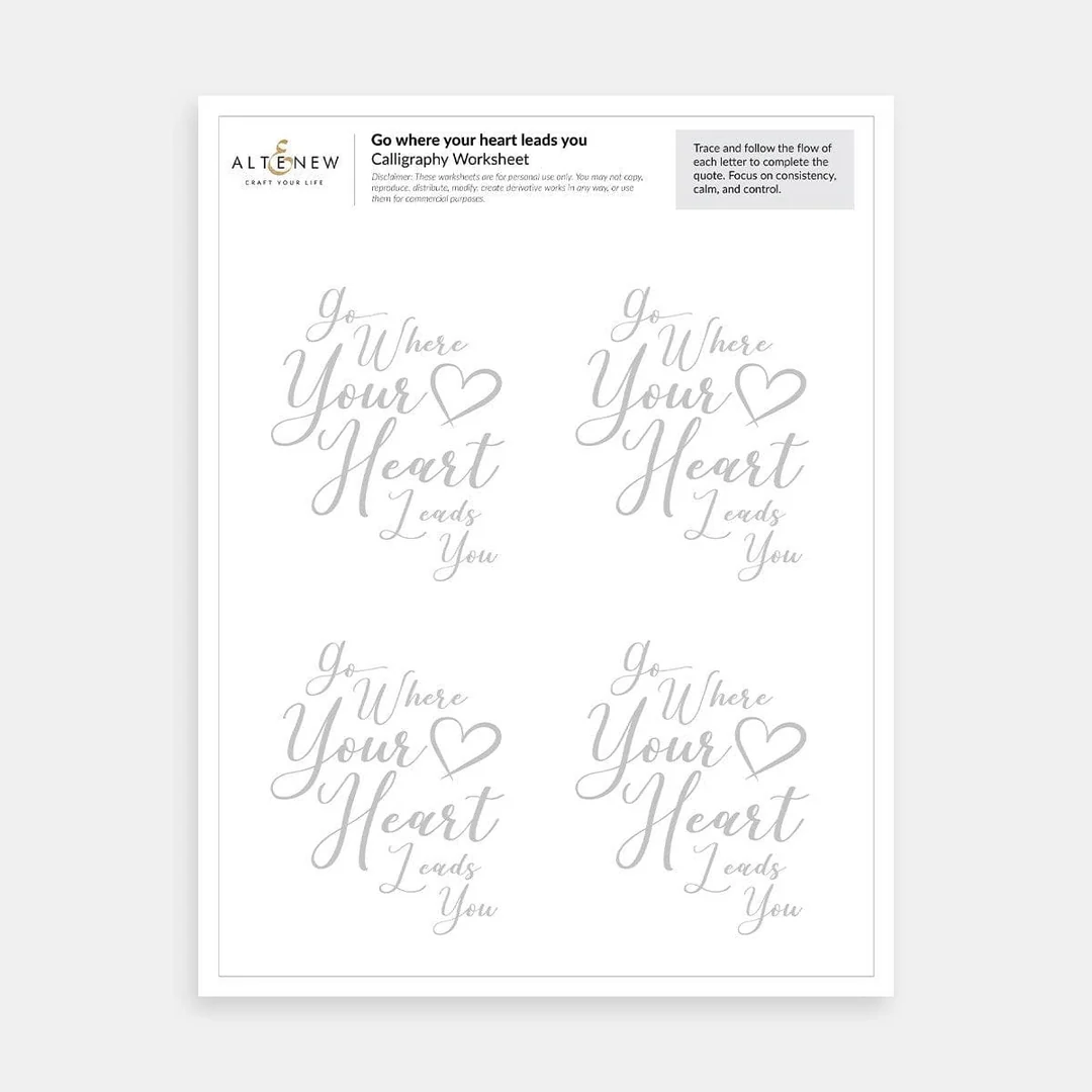 Travel Inspired Printable Calligraphy Worksheets Brush Lettering For Beginners