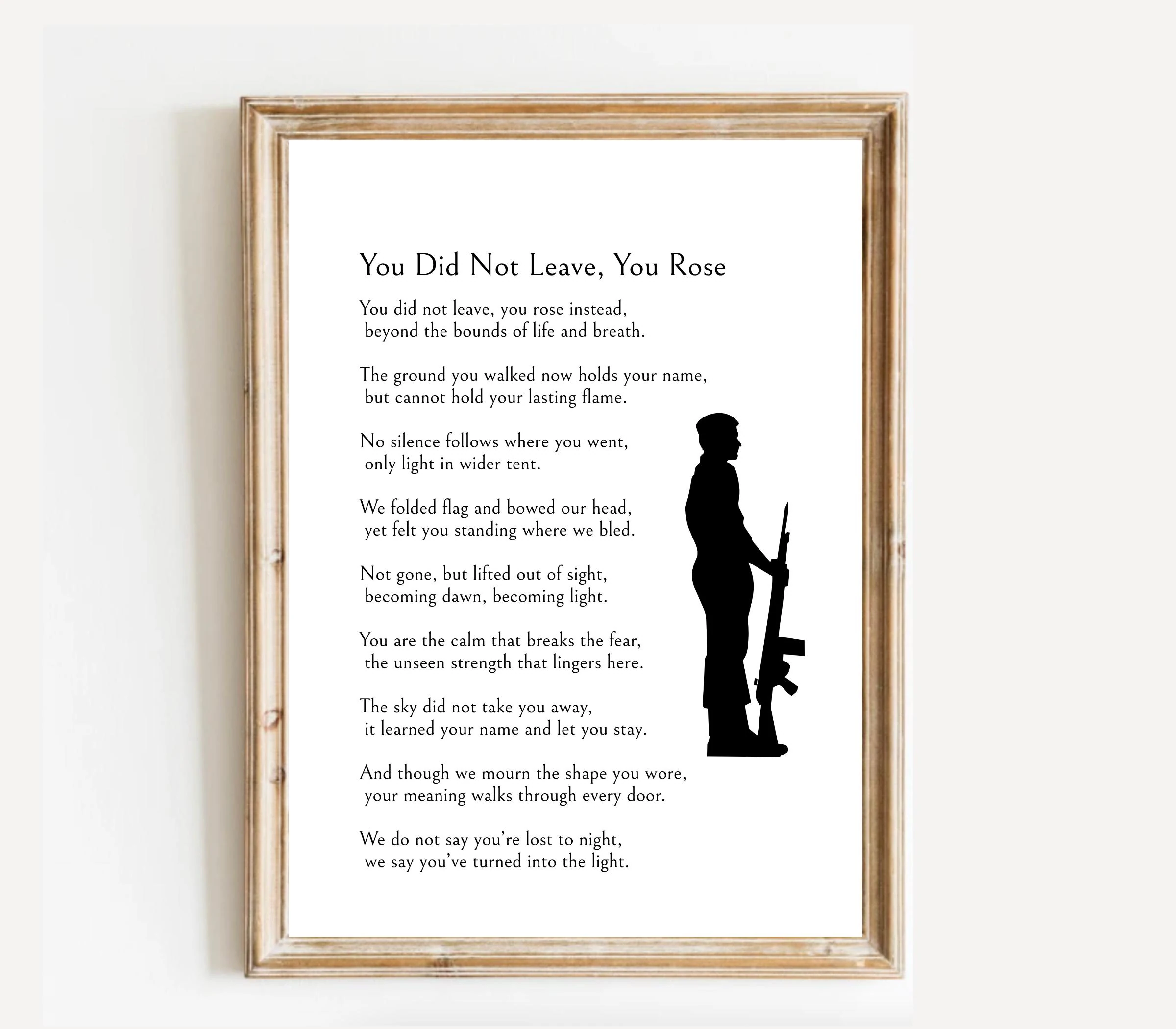 Veterans Funeral Poem