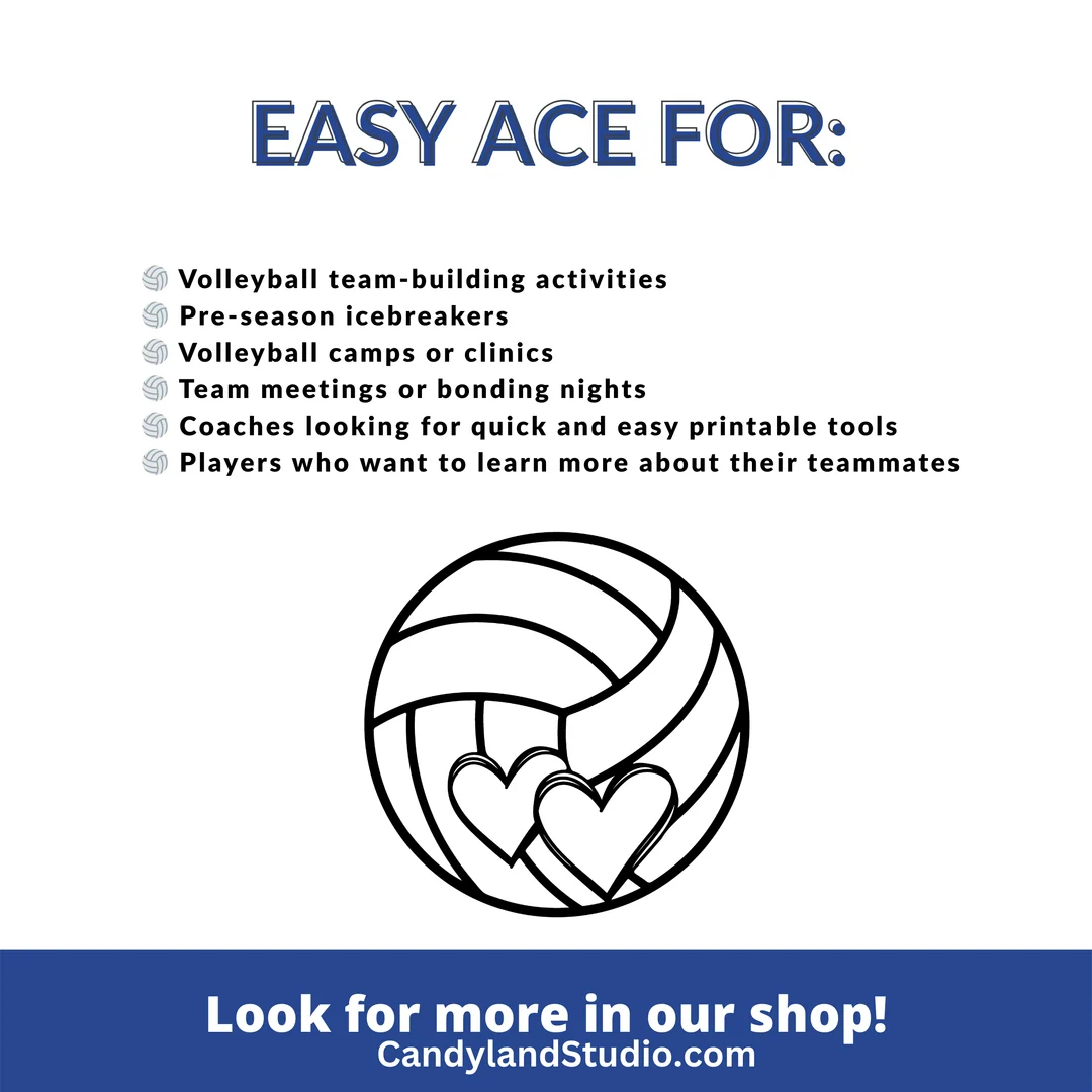 Volleyball Get To Know Me Team Building Questionnaire