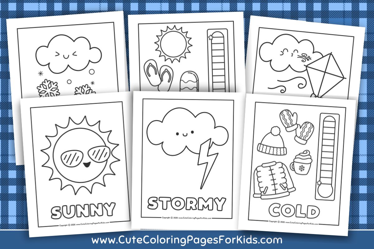 Weather Coloring Pages