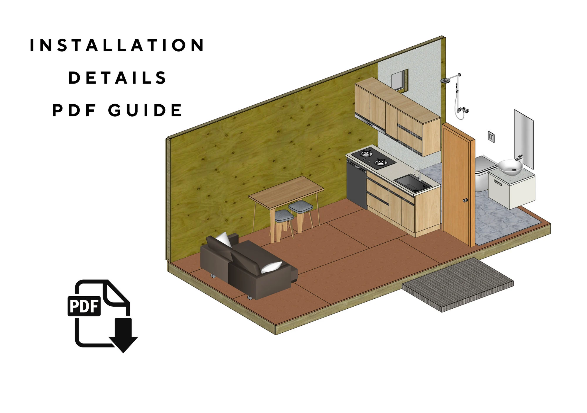 Weekend House 10x20 Plans Tiny House