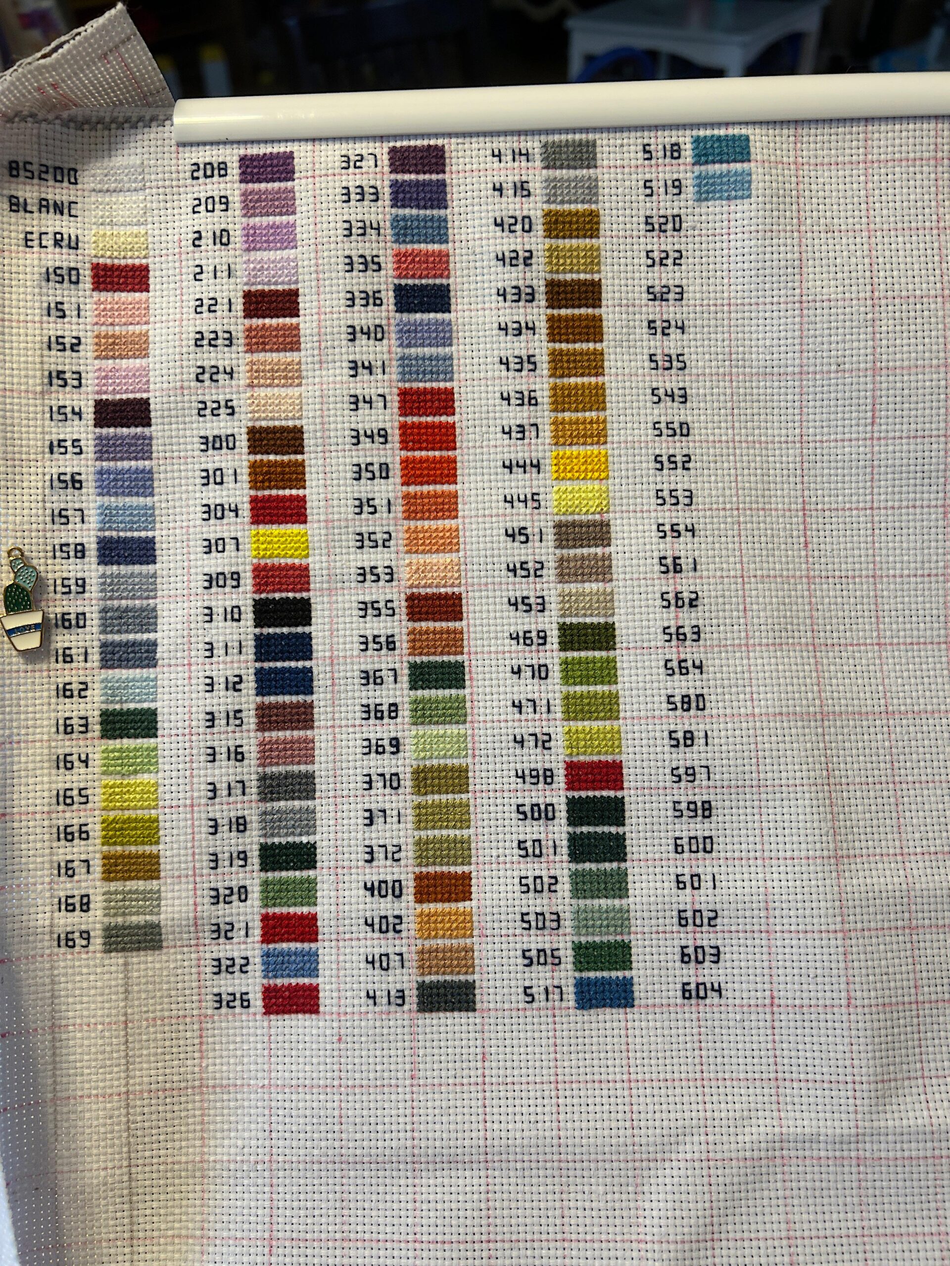 Wip Dmc Color Chart By Code