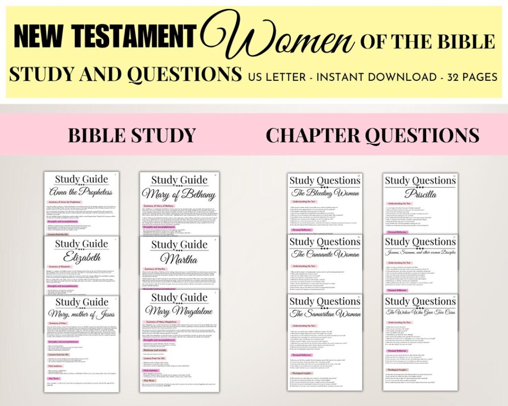 Women Of The Bible Study Pdf New