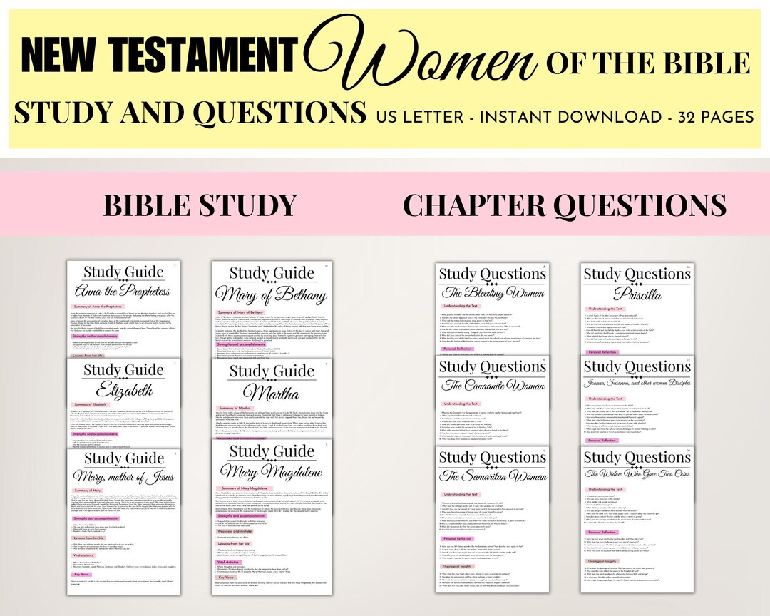 Women Of The Bible Study Pdf New