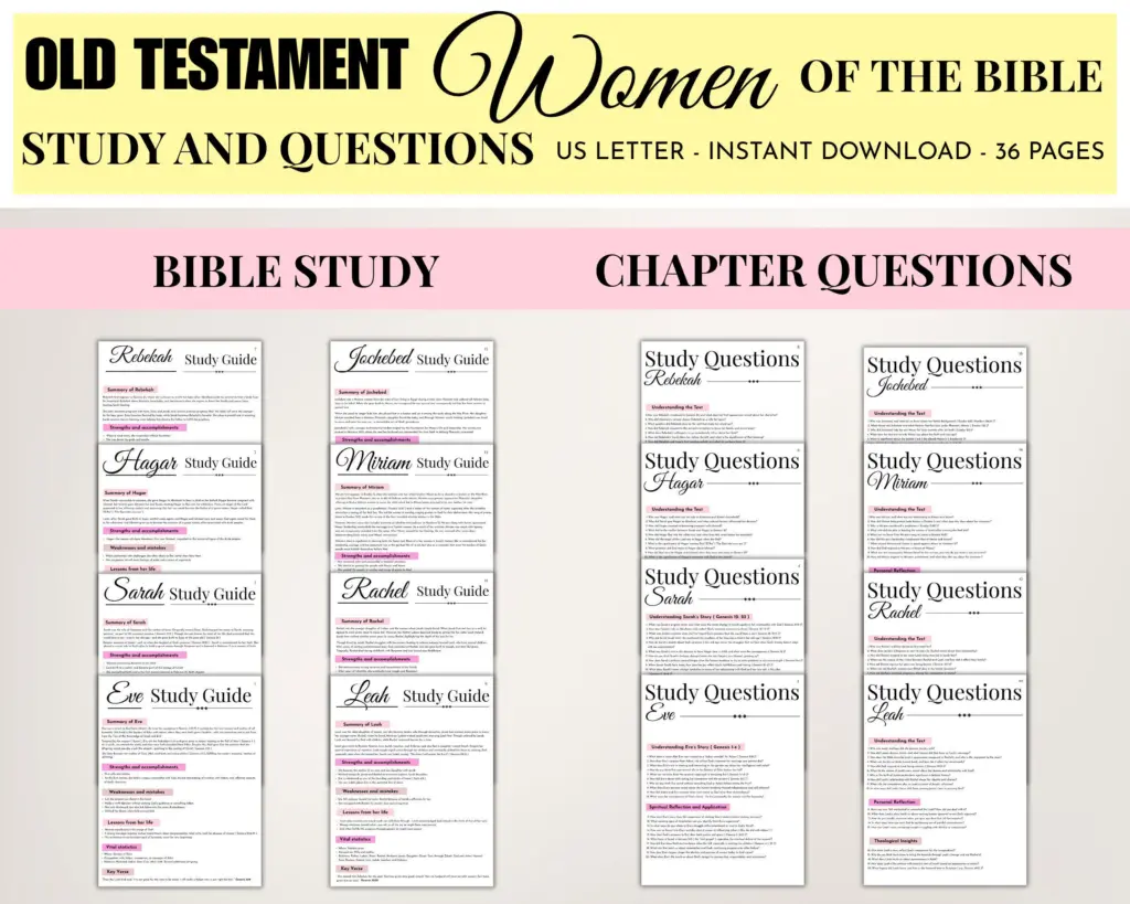 Women Of The Bible Study Pdf Old