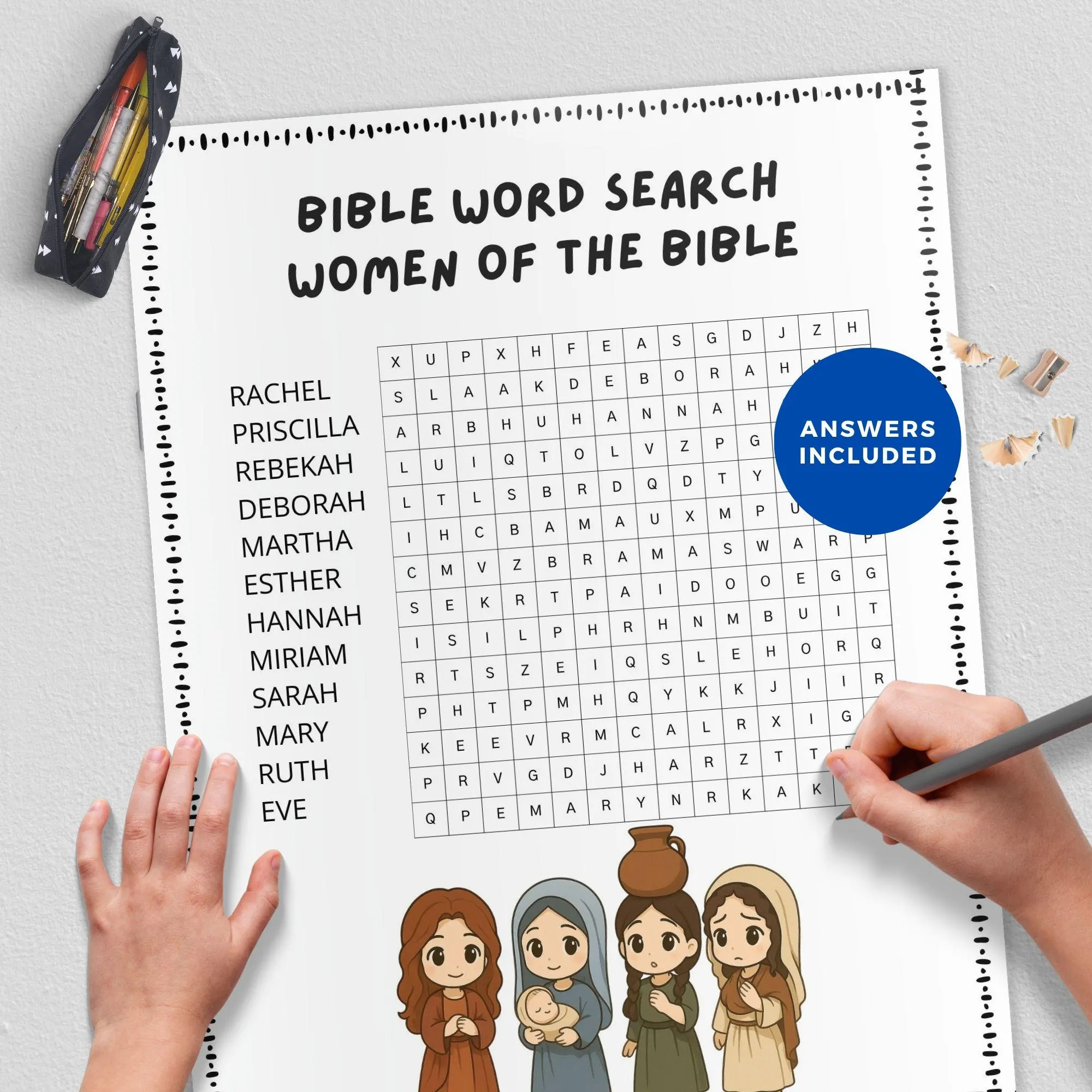 Women Of The Bible Word Search Christian Women Of The Bible Word Search Christian