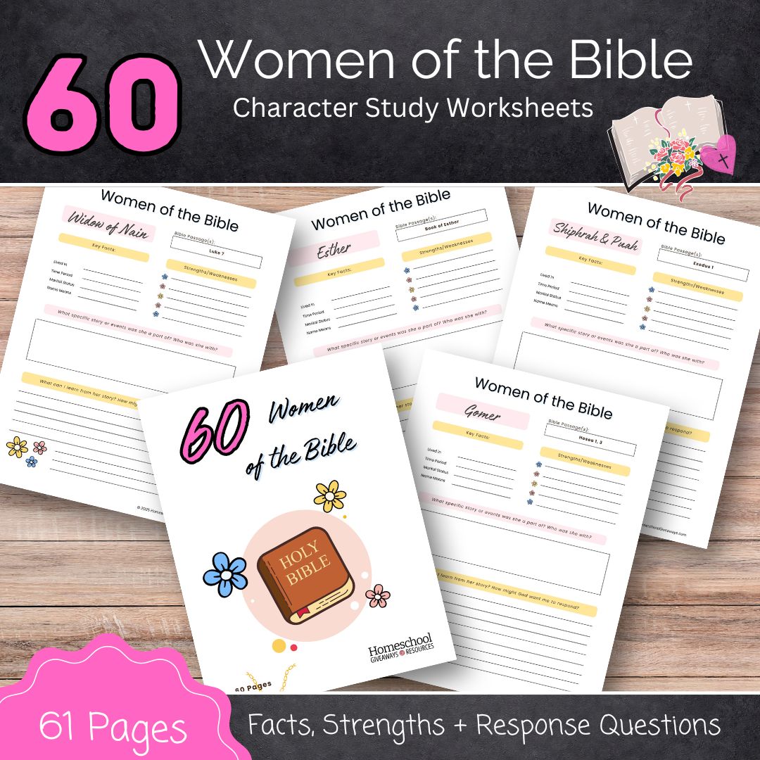 Women Of The Bible Worksheets
