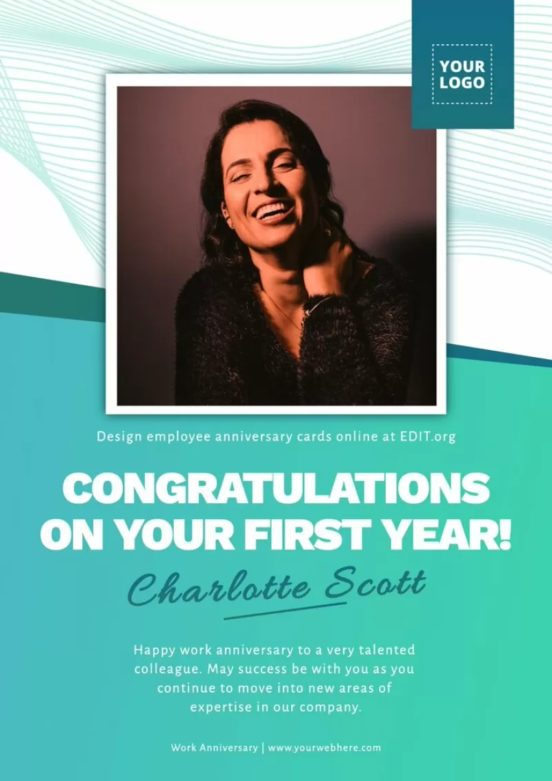Work Anniversary Card Templates